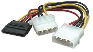 SATA Power Splitter Cable - Manhattan ICOC SATA- 984