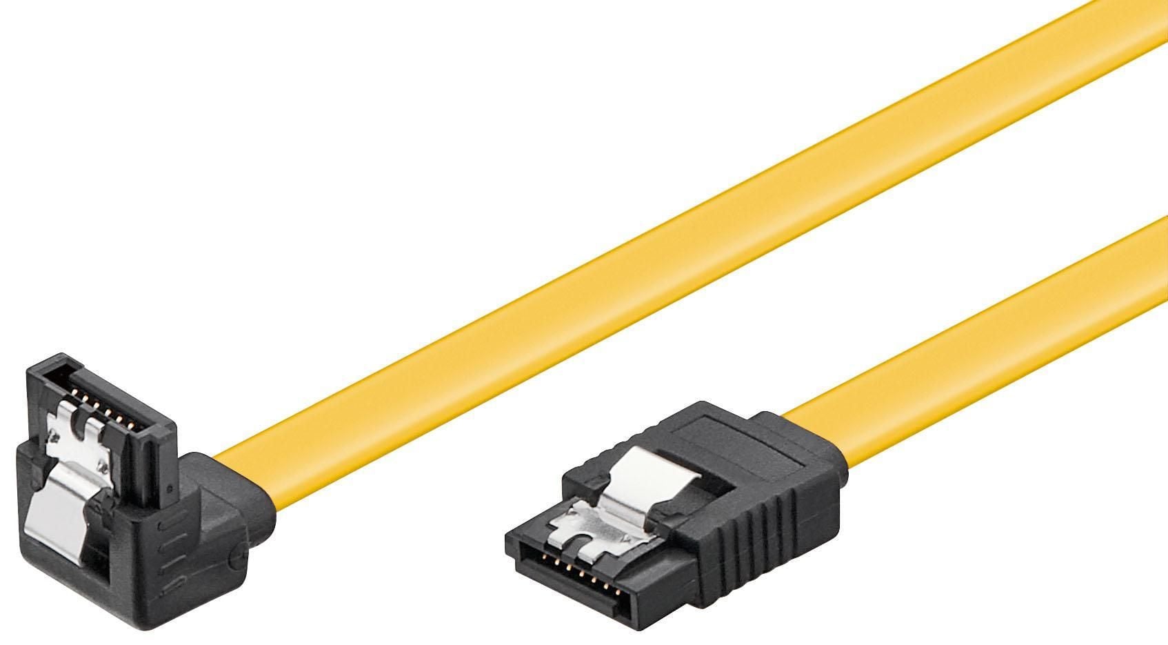 Cavo S-ATA 6GBs Interno Angolato 10 cm - Goobay ICOC SATA6-AN-010