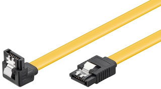 S-ATA Cable 6 Gb/s Interior Angularized 10 cm - Goobay ICOC SATA 6 -AN- 010