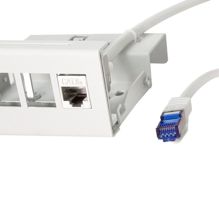 Cavo Prolunga Patch Cat6A S/FTP 3m Grigio - Logilink ICOC SF6A-030-EXT