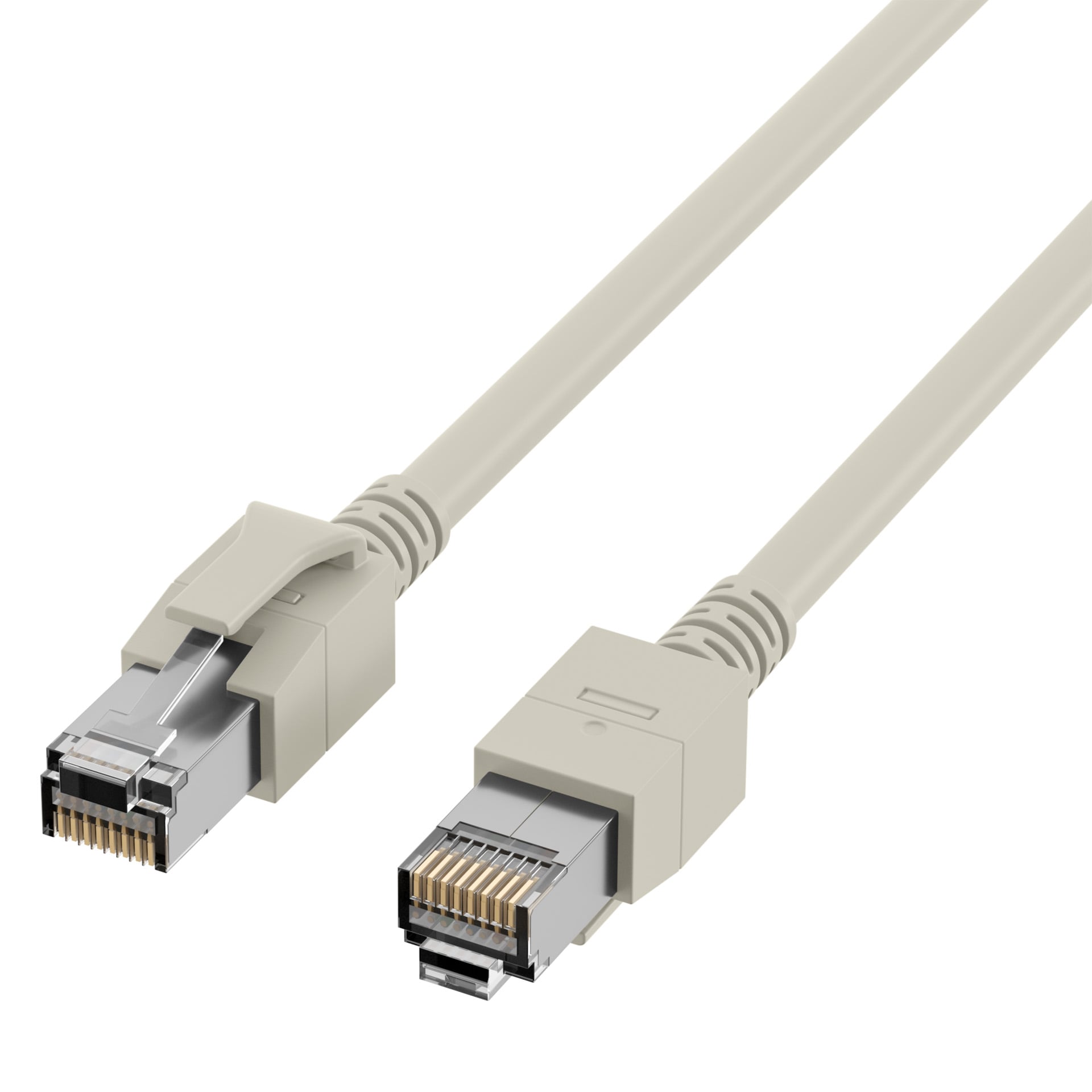 Cavo di Rete Patch Cat6A S/FTP con Led Tracciamento 5m Classe E - ICOC SF6A-050-VC