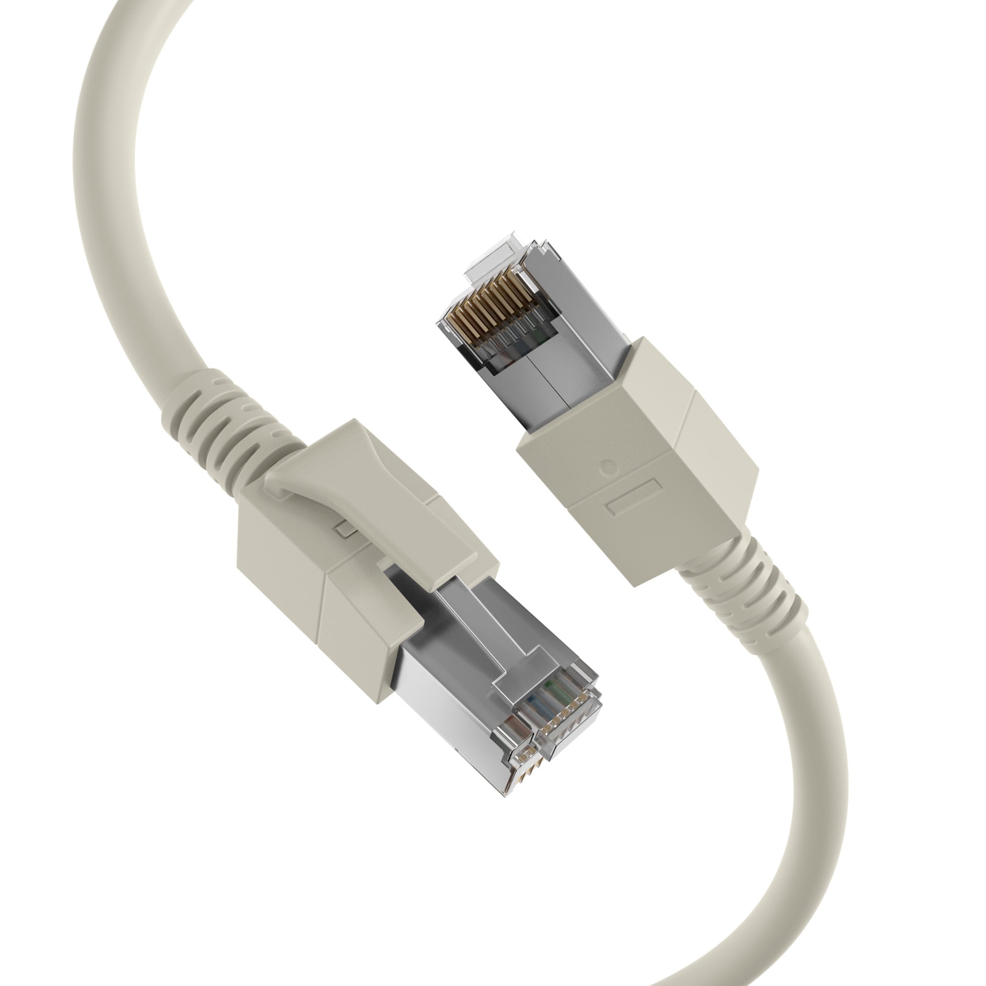 Cavo di Rete Patch Cat6A S/FTP con Led Tracciamento 5m Classe E - ICOC SF6A-050-VC