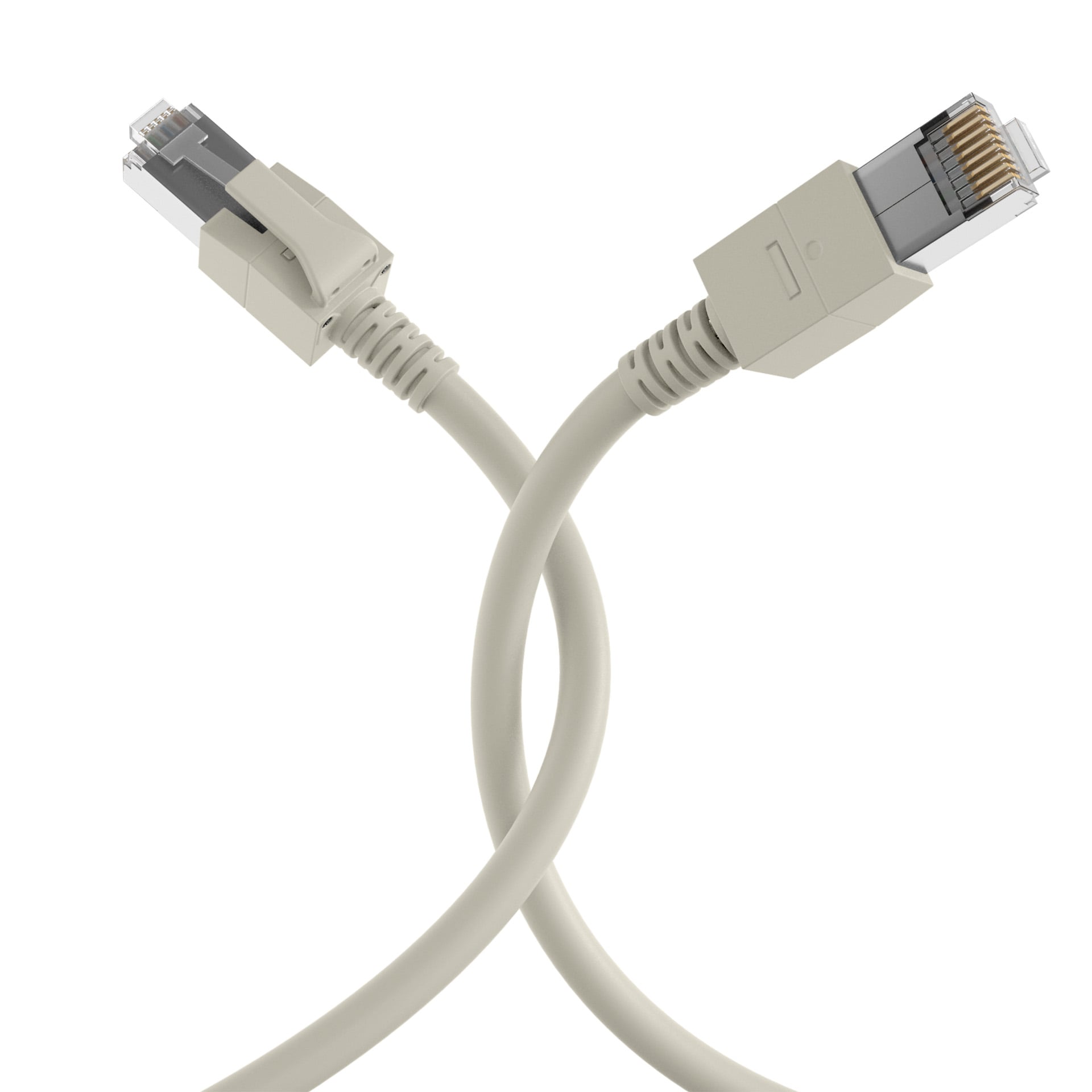 Cavo di Rete Patch Cat6A S/FTP con Led Tracciamento 5m Classe E - ICOC SF6A-050-VC