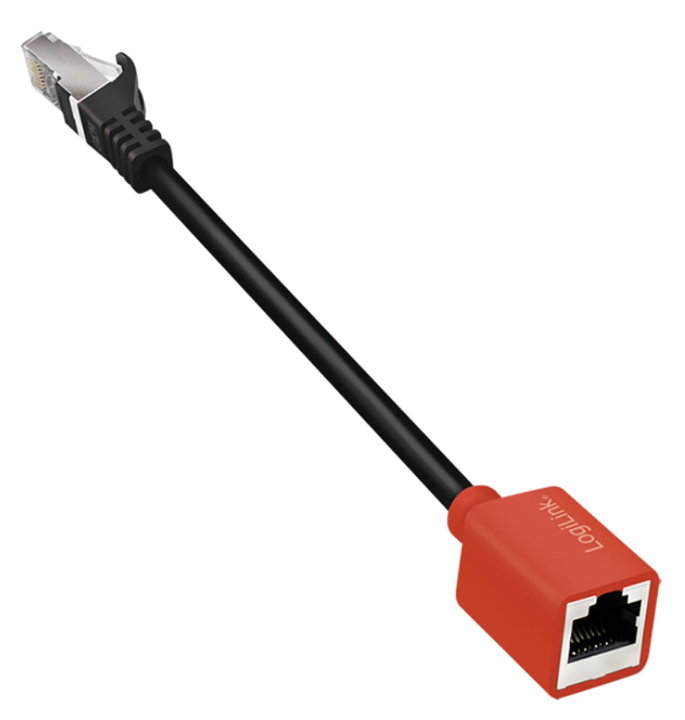 Adapter RJ 45 Cat 6 A Break Away 20 tear-resistant protection cm - Logilink ICOC SF 6 A-BREAK 25 N