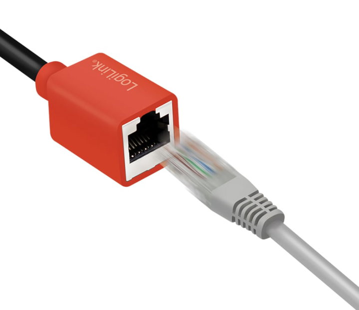 Adapter RJ 45 Cat 6 A Break Away 20 tear-resistant protection cm - Logilink ICOC SF 6 A-BREAK 25 N