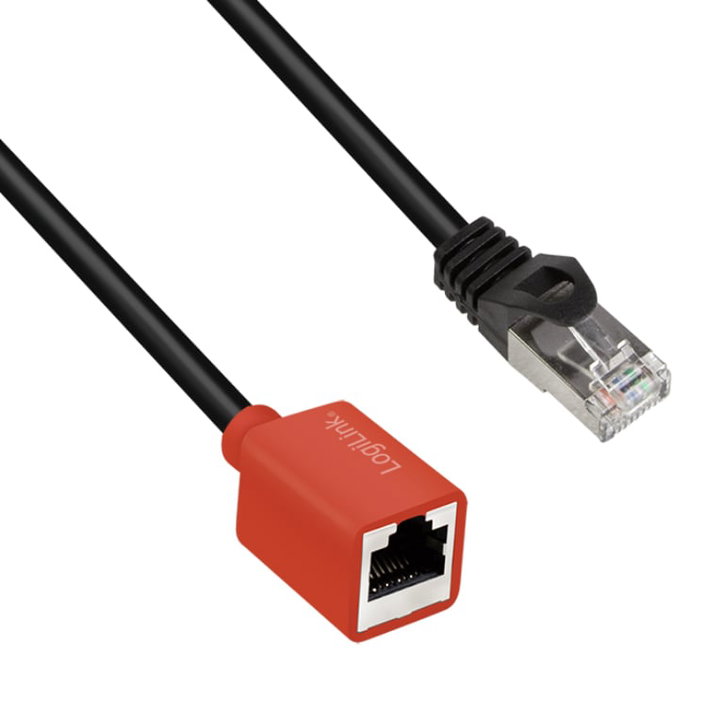 Adapter RJ 45 Cat 6 A Break Away 20 tear-resistant protection cm - Logilink ICOC SF 6 A-BREAK 25 N
