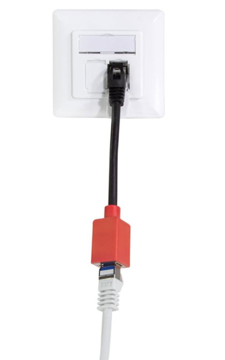 Adapter RJ 45 Cat 6 A Break Away 20 tear-resistant protection cm - Logilink ICOC SF 6 A-BREAK 25 N