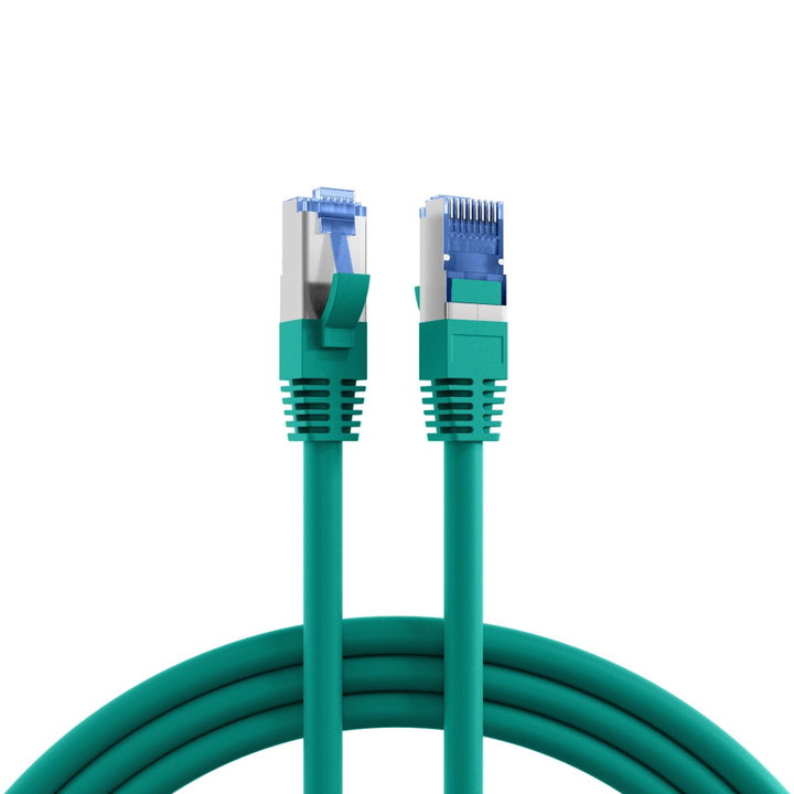 Cavo di Rete Patch Cat6A S/FTP TPE Superflex Verde 0,15m - OEM ICOC SF6A-TPE-001GR