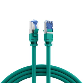 Cavo di Rete Patch Cat6A S/FTP TPE Superflex Verde 0,5m - OEM ICOC SF6A-TPE-005GR