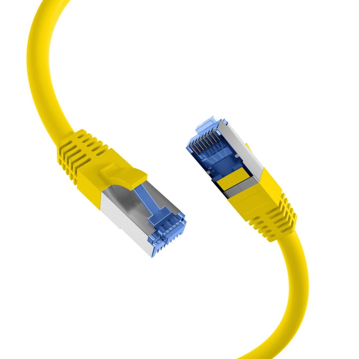 Cavo di Rete Patch Cat6A S/FTP TPE Superflex Giallo 1m - OEM ICOC SF6A-TPE-010YE