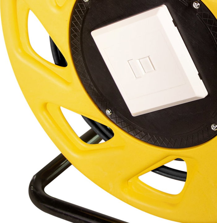 Cavo Patch Cat7 S/FTP TPE con Avvolgicavo 60m Nero - Logilink ICOC SF7-600RL