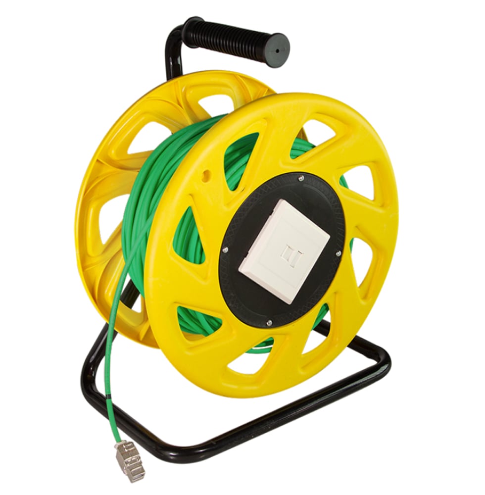 Patch Cable Cat 7 S/FTP PUR with Wrap 60 m Green - Logilink ICOC SF 7 - 600 RLP