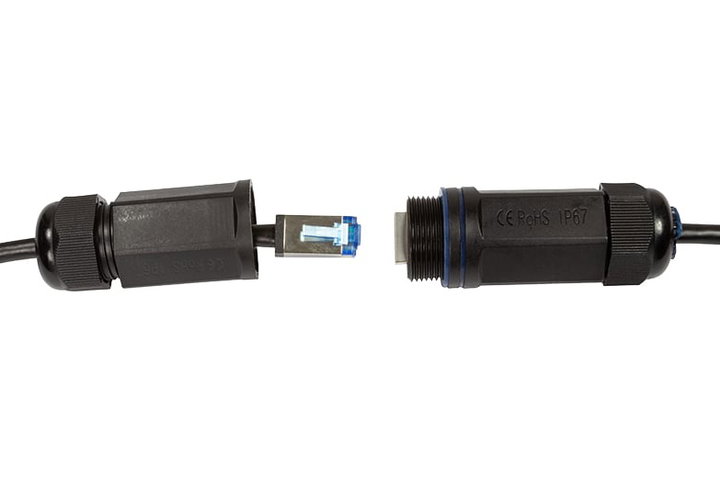 Cavo Patch Esterno Cat6A S/FTP in Rame 20m - Logilink ICOC SFLP6A-200-EXB