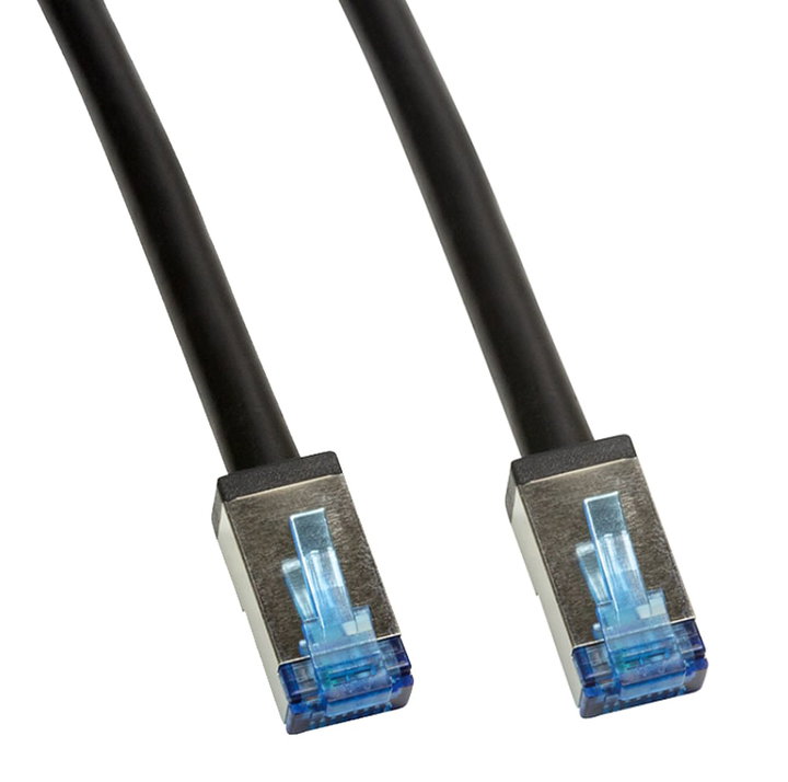 Cavo Patch Rete Esterno Cat6A S/FTP 30m - Logilink ICOC SFLP6A-300-EXB