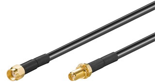 RP-SMA M/F 5 antenna extension cable m - Goobay ICOC SMA-MF 050
