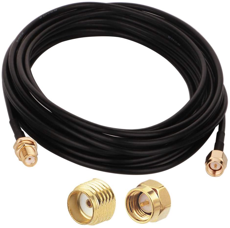 SMA M/F Low-loss SMA Antenna Cable 7,5 m Black - Delock ICOC SMA-MF 075 D