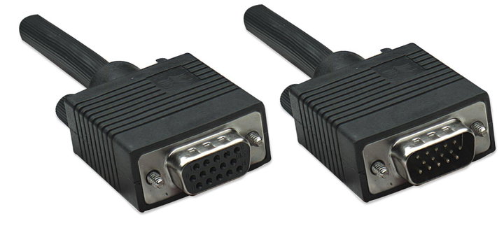 Cavo prolunga SVGA HD15 M/F 10m schermato - Manhattan ICOC SVGA-A-10