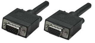 SVGA HD extension cable 15 M/F 1,8 m shielded - Manhattan IOC SVGA-A- 2