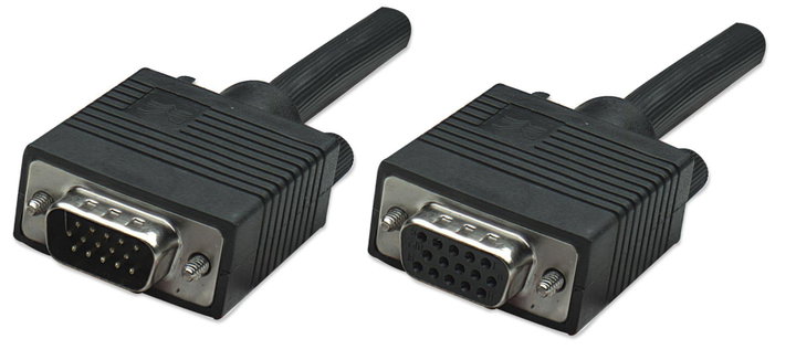 Cavo prolunga SVGA HD15 M/F 1,8m schermato - Manhattan ICOC SVGA-A-2