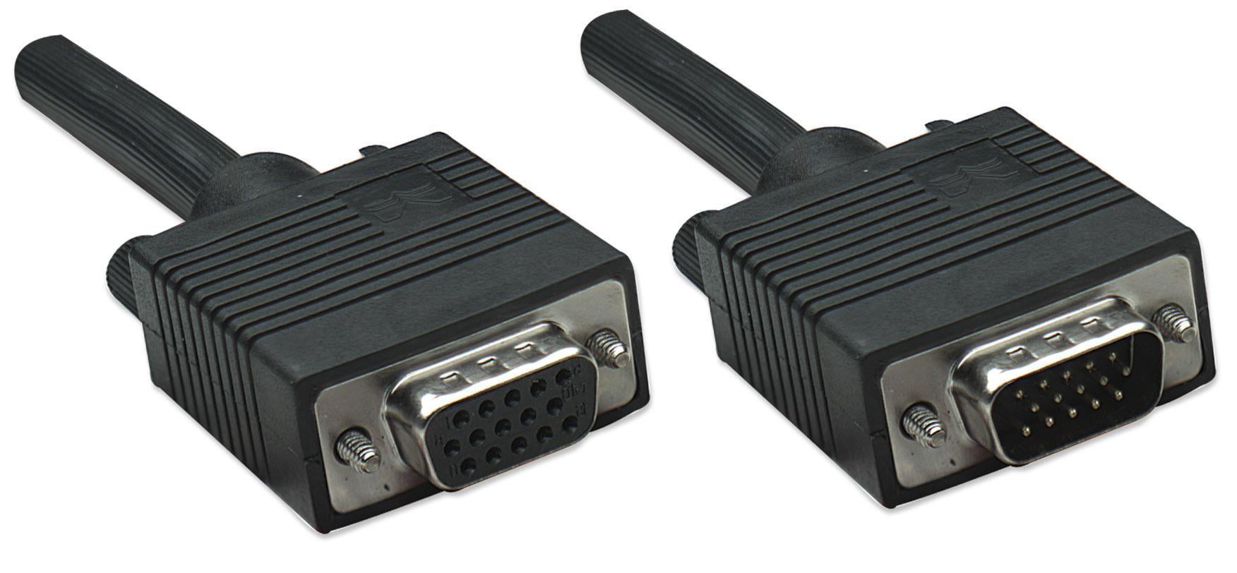 SVGA HD extension cable 15 M/F 1,8 m shielded - Manhattan IOC SVGA-A- 2