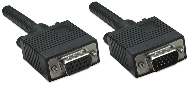 Cavo prolunga SVGA HD15 M/F 1,8m schermato - Manhattan ICOC SVGA-A-2