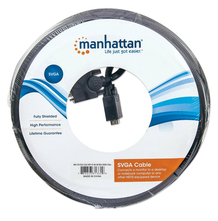 Cavo Monitor SVGA M/M 30m - Manhattan ICOC SVGA-B-30