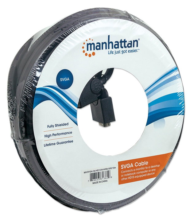 Cavo Monitor SVGA M/M 30m - Manhattan ICOC SVGA-B-30