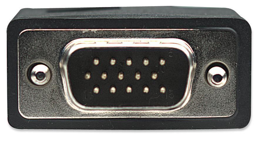 SVGA M/F extension cable with 1,8 ferrite m - Manhattan IOC SVGA-C- 2