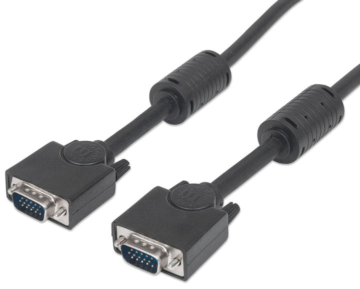 SVGA M/M monitor cable with 1,8 ferrite m - Manhattan IOC SVGA-D- 2