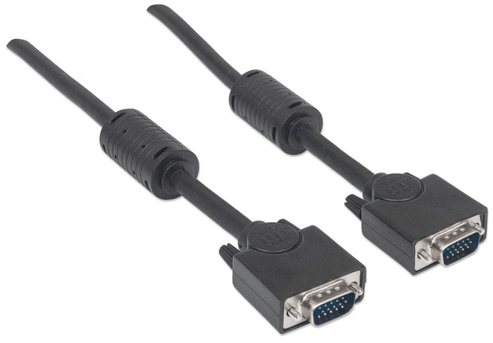 Cavo Monitor SVGA M/M con ferrite 3m - Manhattan ICOC SVGA-D-3