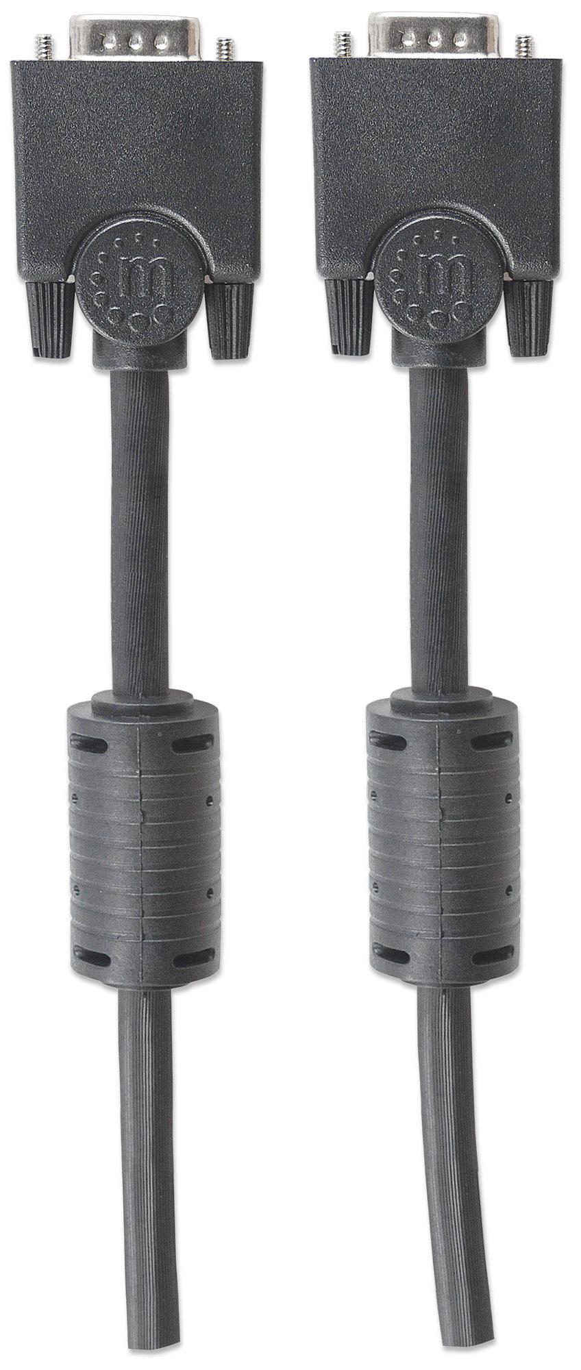 Cavo Monitor Svga M/M con ferrite da 30m - Manhattan ICOC SVGA-D-30