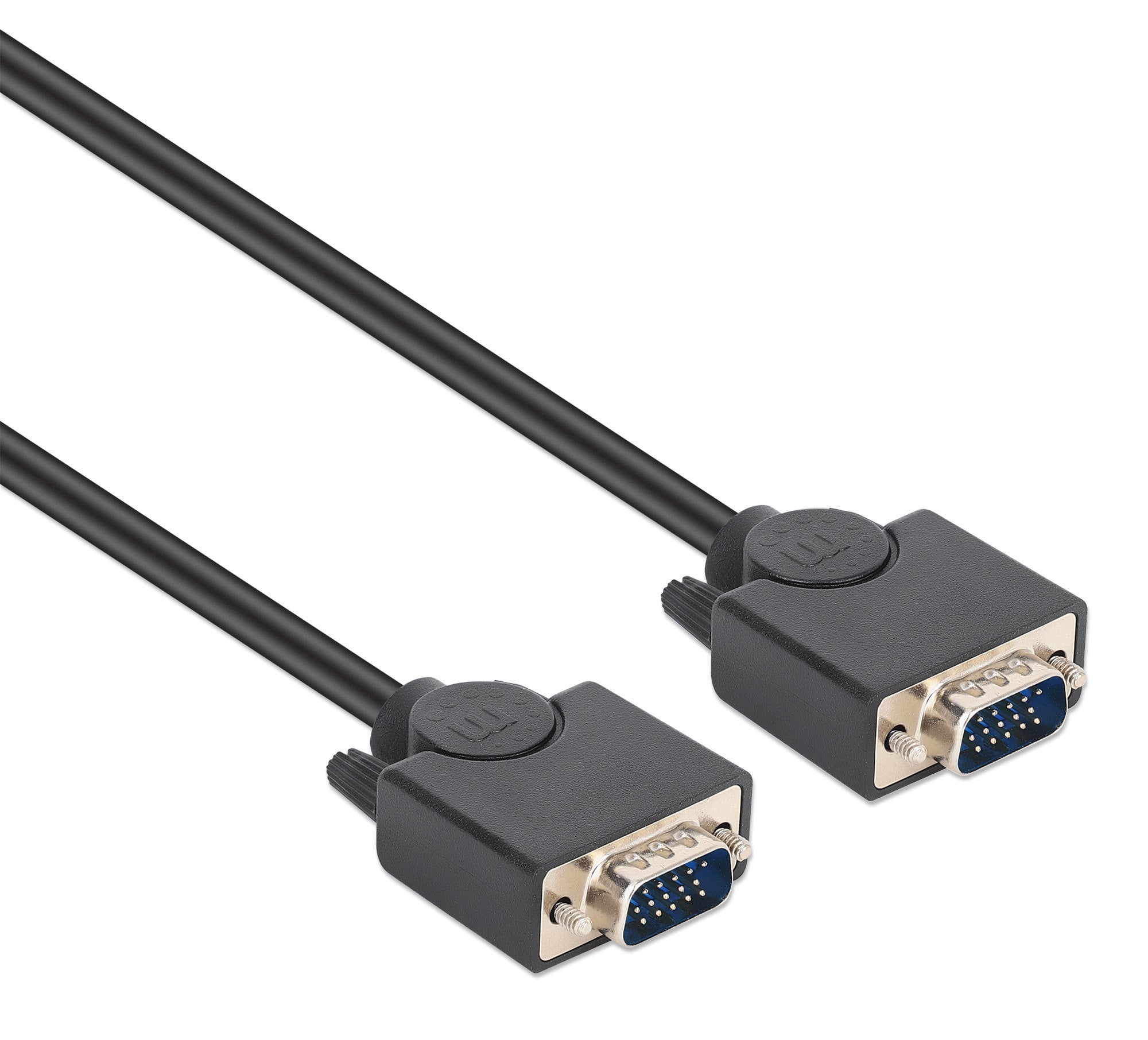 Cavo monitor SVGA standard M/M 1,8m NERO - Manhattan ICOC SVGA-E-018