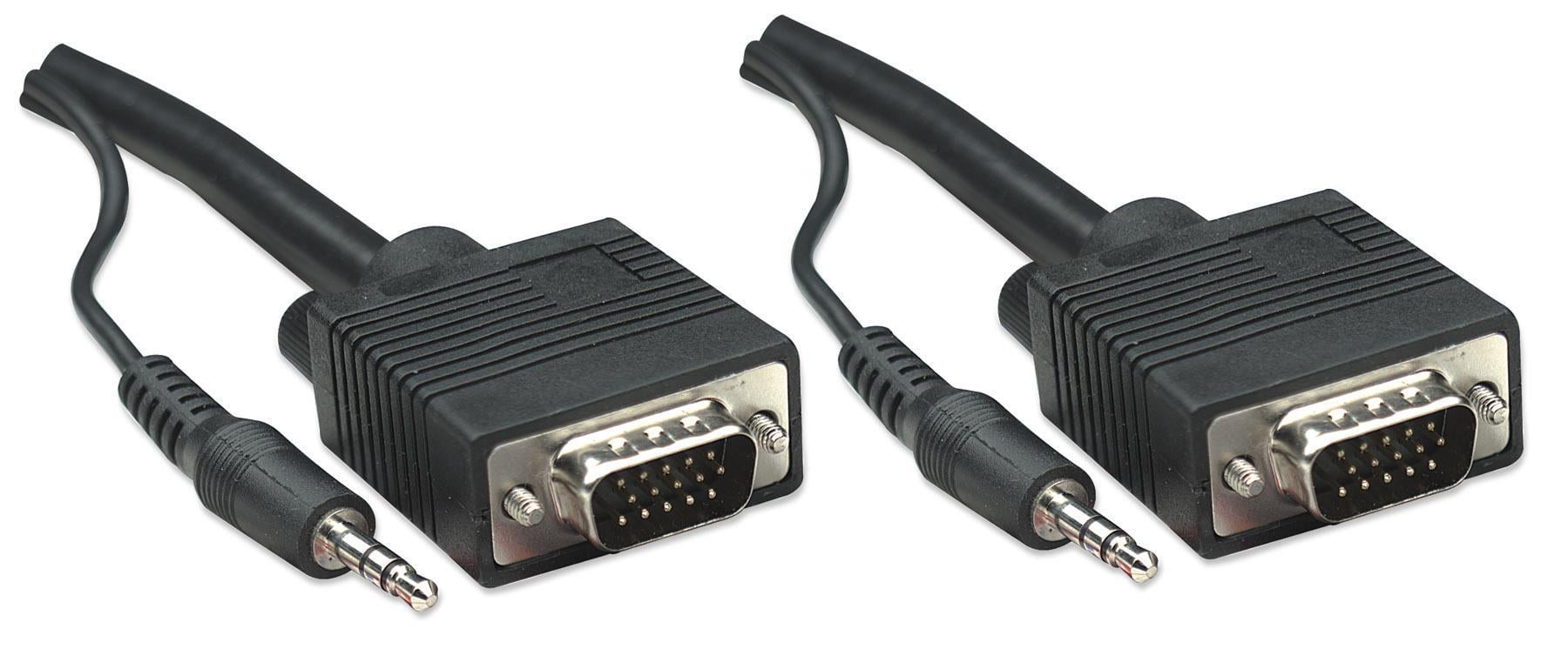 Cavo SVGA con Audio 4,5m - Manhattan ICOC SVGA-G-045