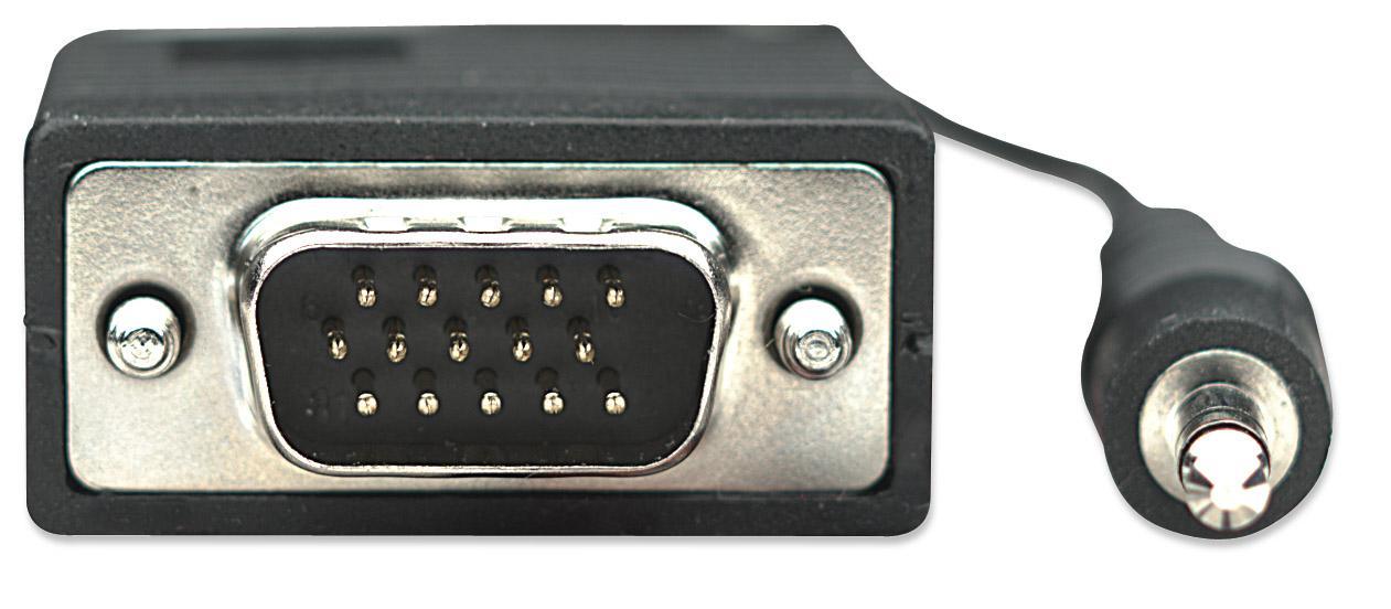 Cavo SVGA con Audio 4,5m - Manhattan ICOC SVGA-G-045