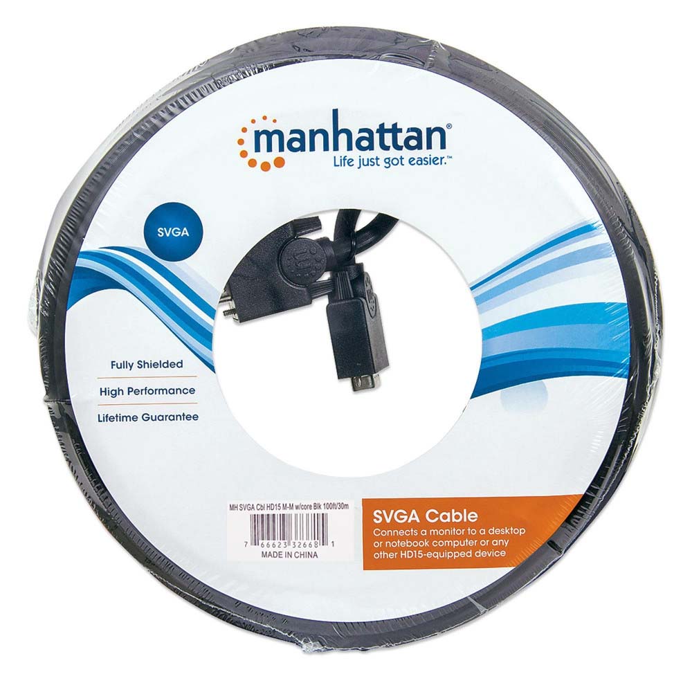 Cavo SVGA con Audio 20m - Manhattan ICOC SVGA-G-200