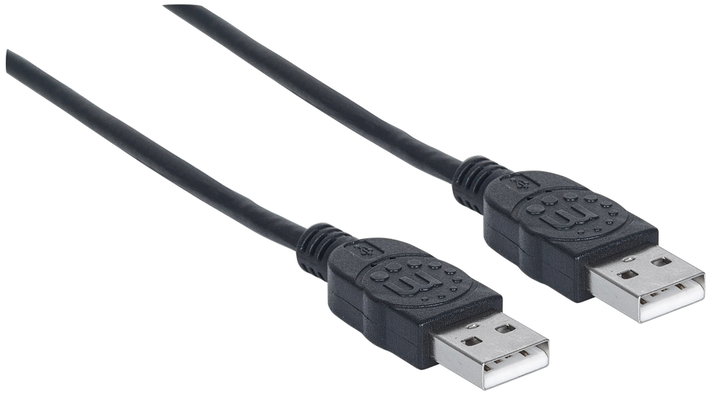 Cavo USB 2.0 A maschio/A maschio 1m - Manhattan ICOC U-AA-10-U2
