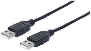 USB cable 2.0 A male/A male 3 m - Manhattan IOC U-AA- 30 -U 2
