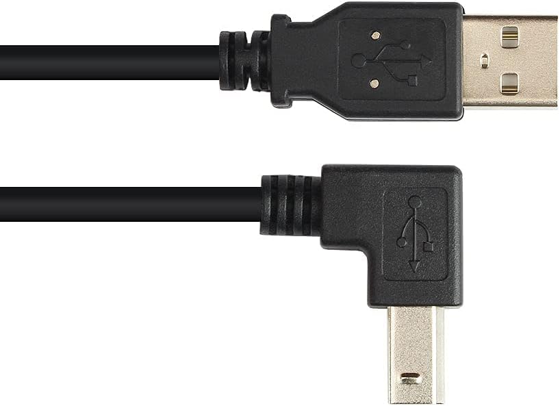 Cavo USB 2.0 A maschio/B maschio angolato 1m - Techly ICOC U-AB-10-ANG