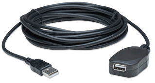 Prolunga Attiva Hi-Speed USB 2.0 5m - Manhattan ICOC U-AB-105-U2