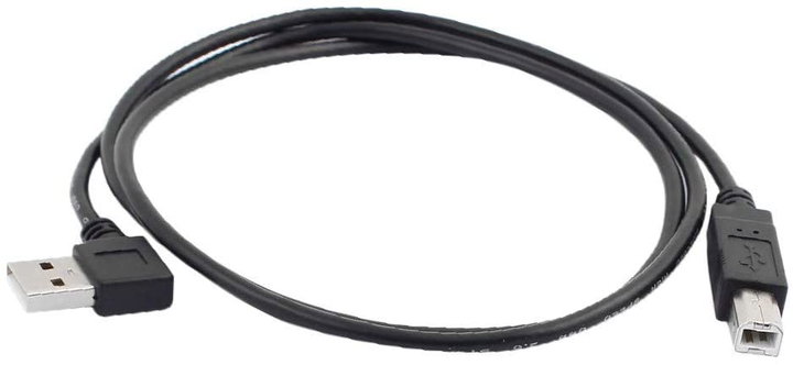 Cavo USB 2.0 Tipo A Angolato a Tipo B 0,5m - Delock ICOC U-AB-905-ANGRT