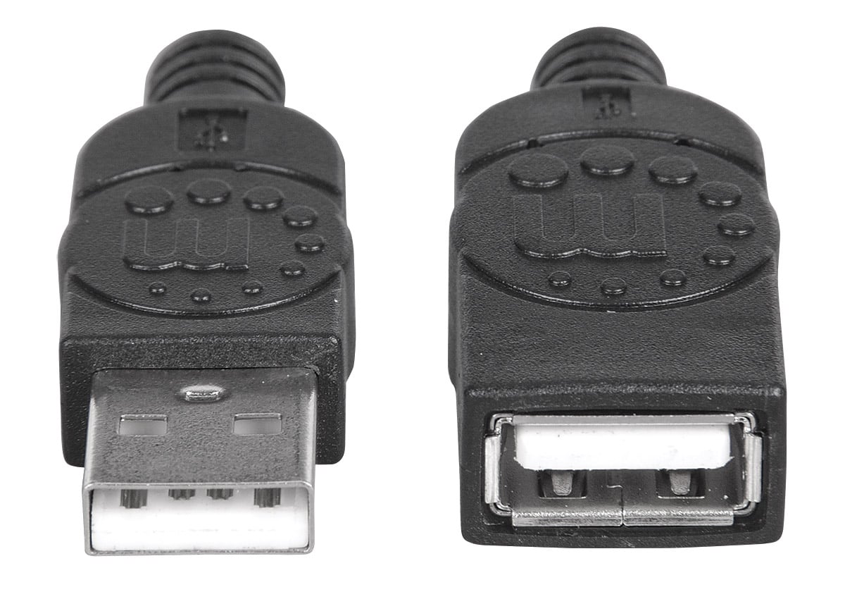 Cavo Prolunga USB 2.0 Hi-Speed 0,5m - Manhattan ICOC U2-AA-05-EX
