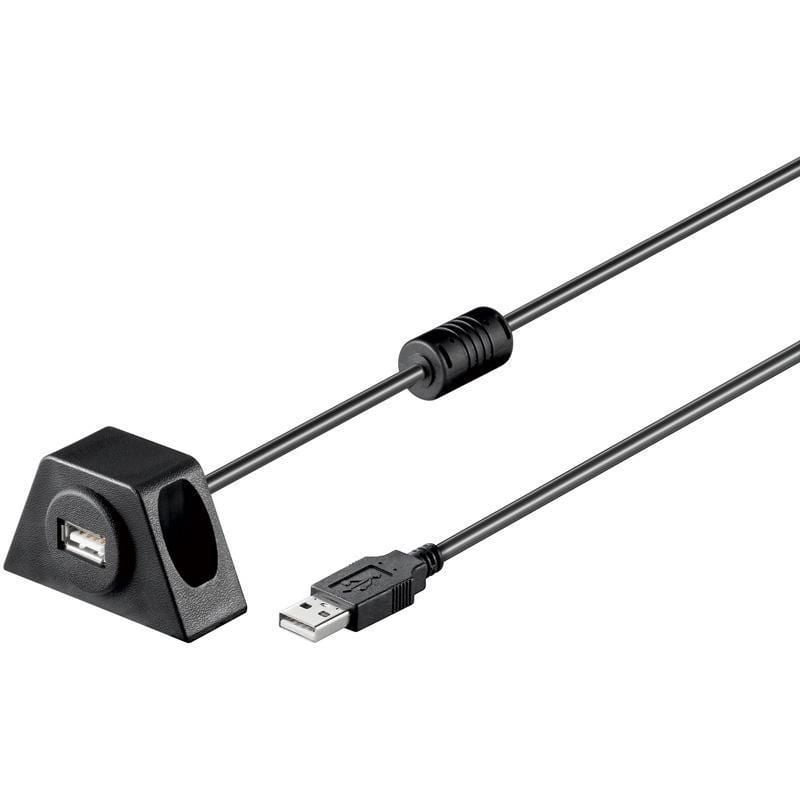 Prolunga USB 2.0 fissabile con viti 1,2m Nero - Goobay ICOC U2-AA-12-MNT