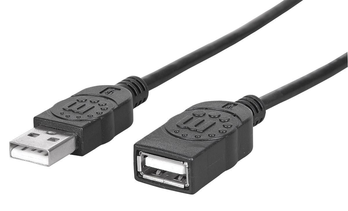 Cavo Prolunga USB 2.0 Hi-Speed 1.8m - Manhattan ICOC U2-AA-20-EX