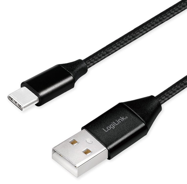 Cavo USB-C Maschio/USB-A Maschio 0,3m Nero - Logilink ICOC U2-AC-003B