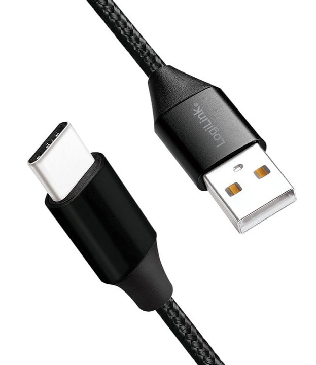 Cavo USB-C Maschio/USB-A Maschio 0,3m Nero - Logilink ICOC U2-AC-003B
