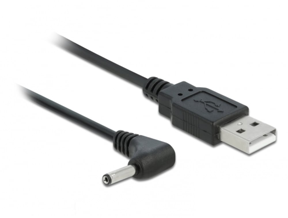 Cable USB DC 3.5 x 1.35 mm Angle 1,5 m Black - Delock ICOC U 290 A- 015 BK