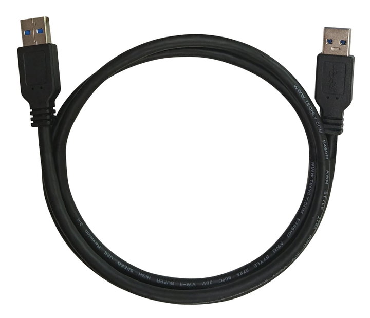 Cavo USB 3.2 A maschio/A maschio 1m Nero - Techly ICOC U3-AA-010-BKT