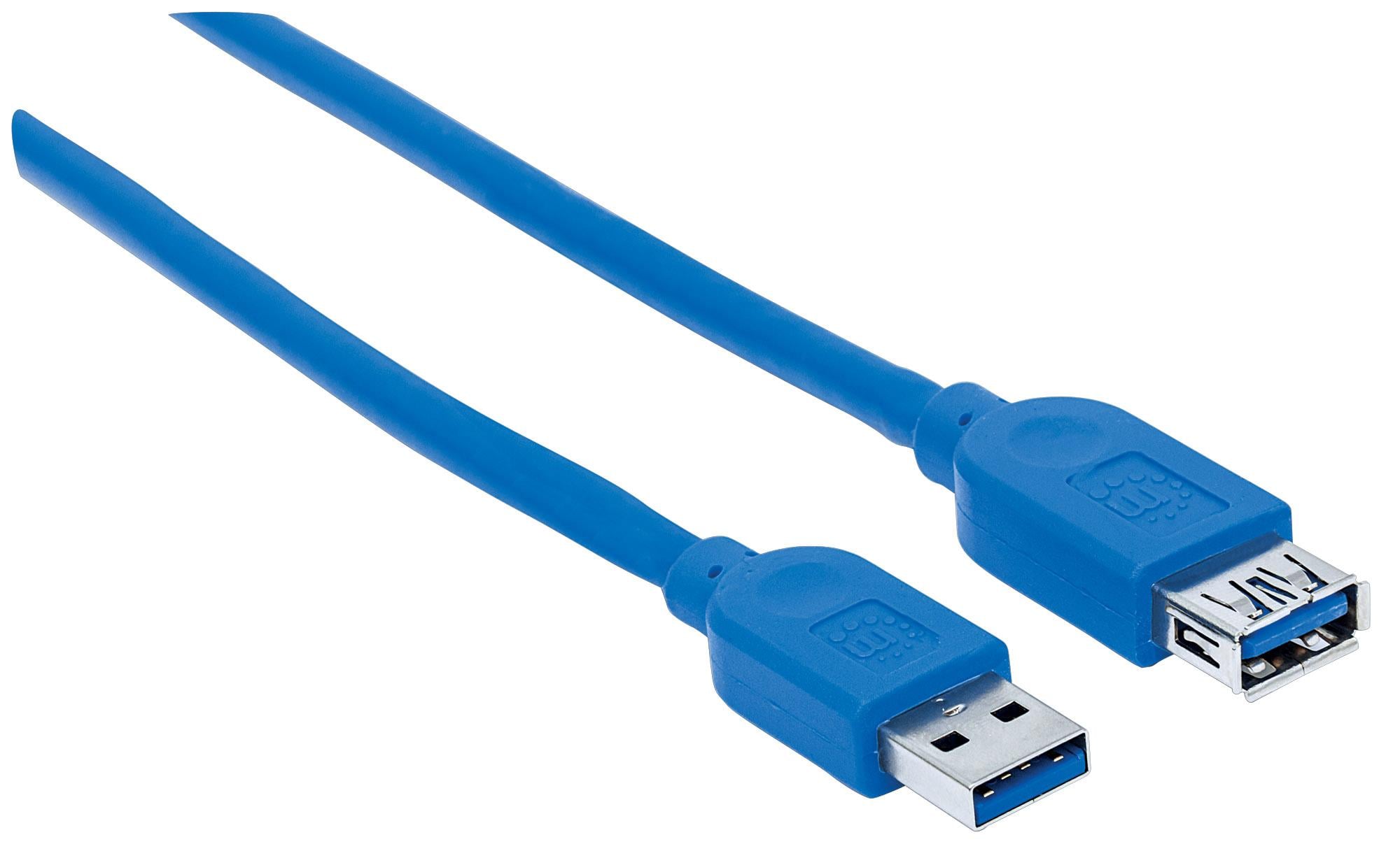 Cavo Prolunga USB 3.2 Gen 1 SuperSpeed A/A M/F 3m - Manhattan ICOC U3-AA-30-EXM