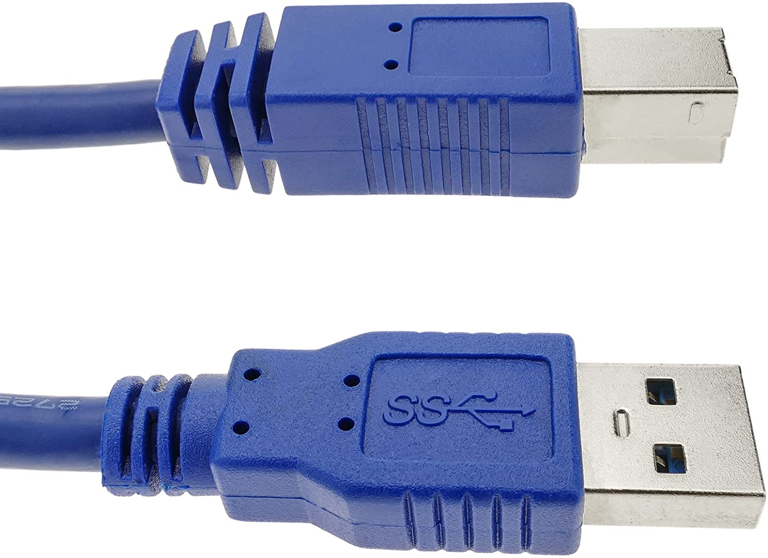 Cavo USB 3.2 Superspeed A maschio/B maschio 0,5m blu - Techly ICOC U3-AB-005-BL