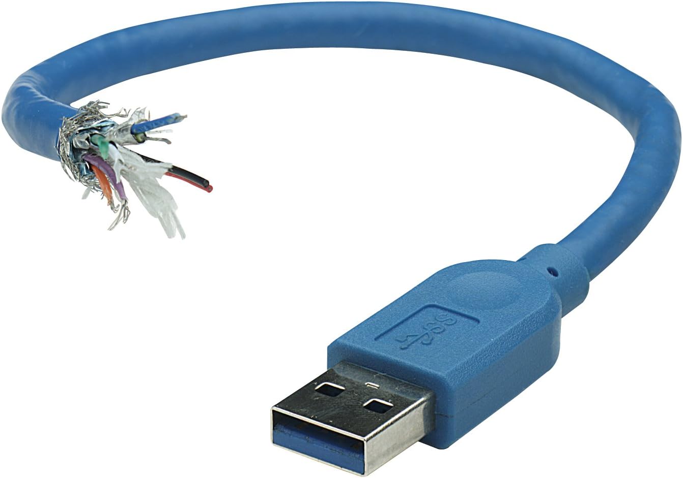 Cavo USB 3.0 A maschio/B maschio 1m blu - Techly ICOC U3-AB-10-BL